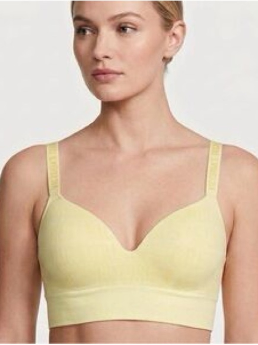 Victoria's Secret Cotton Exploded Logo Bra